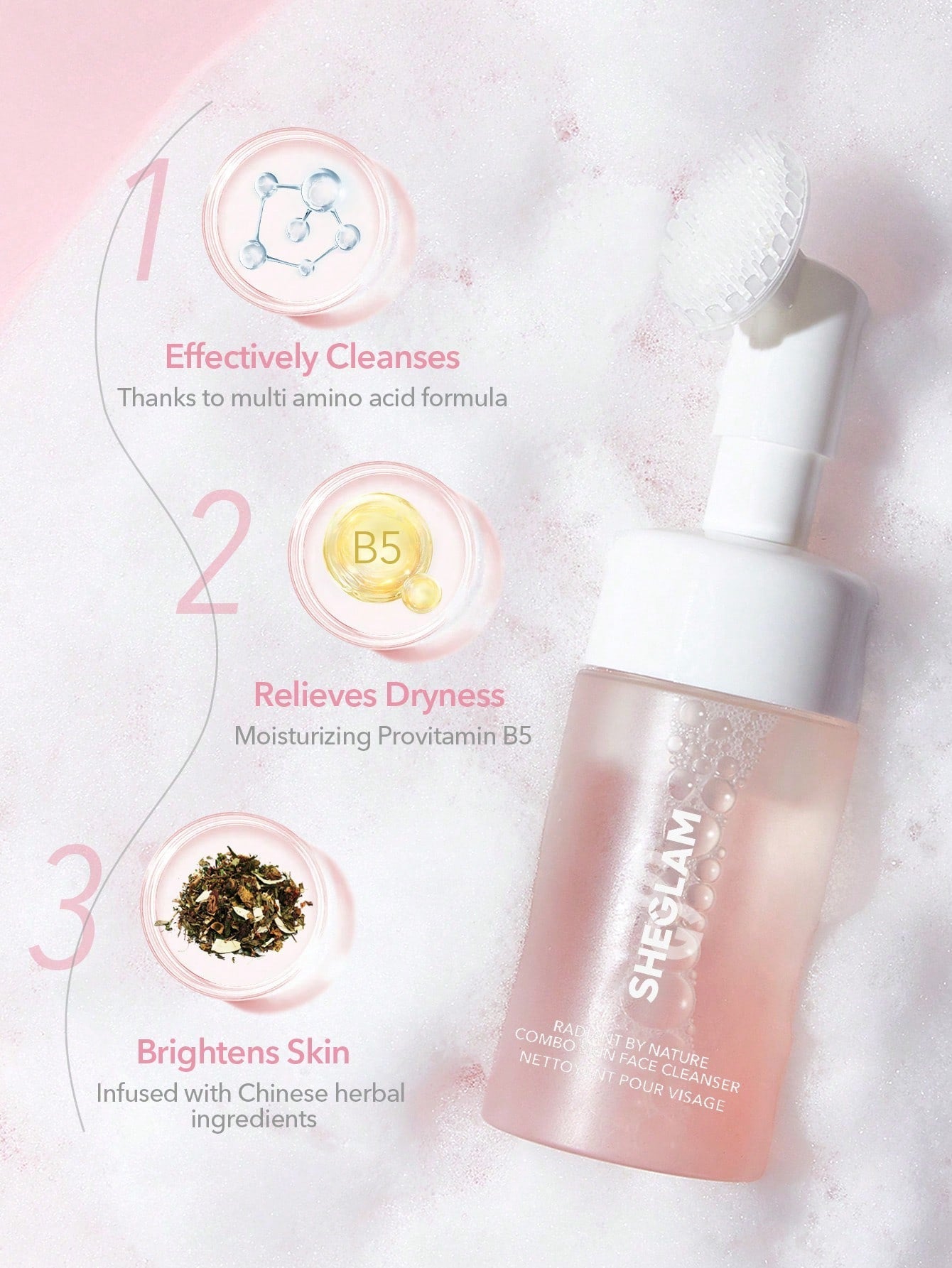 RADIANT BY NATURE SKIN FACE CLEANSER 100ML