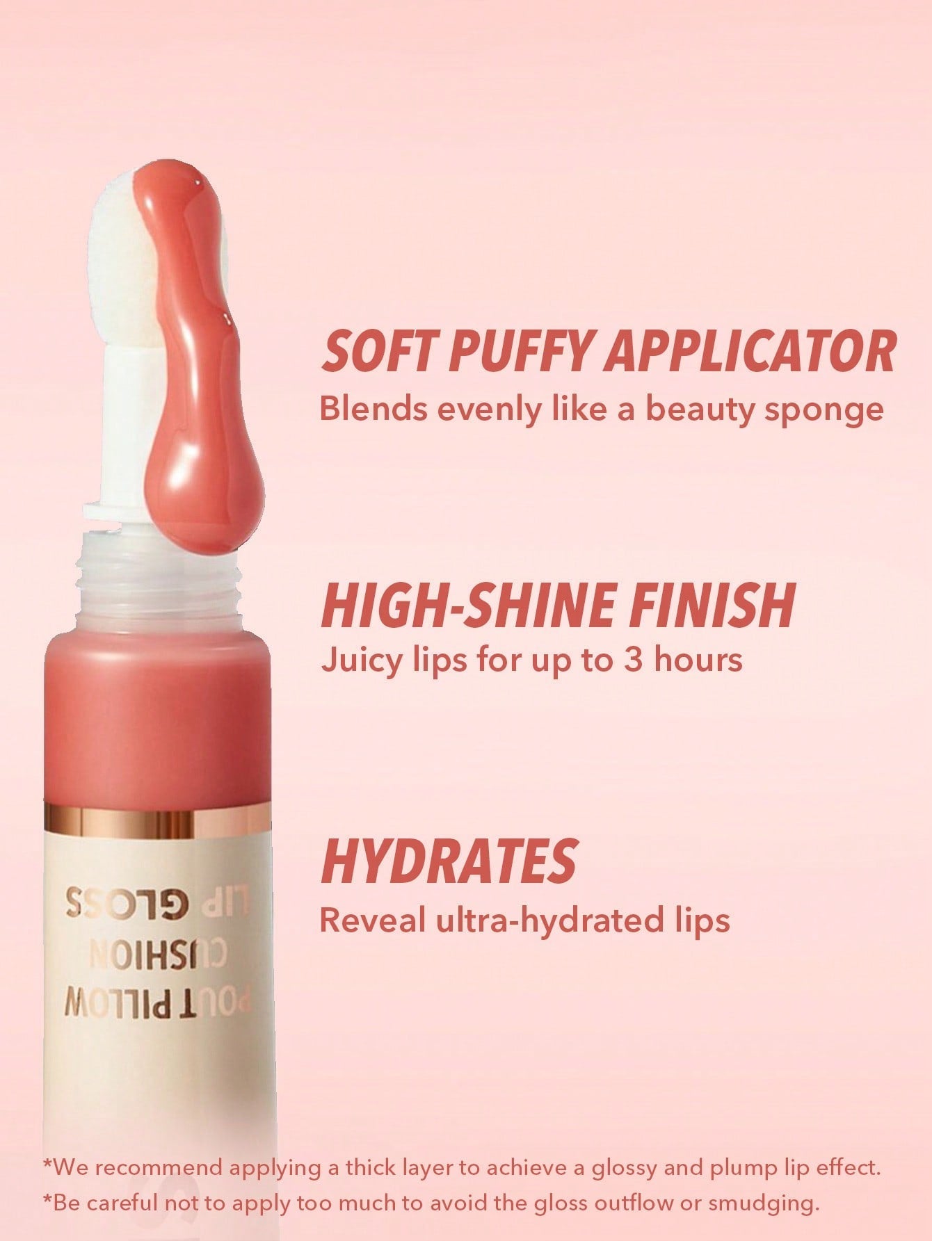 POUT PILLOW CUSHION LIP GLOSS
