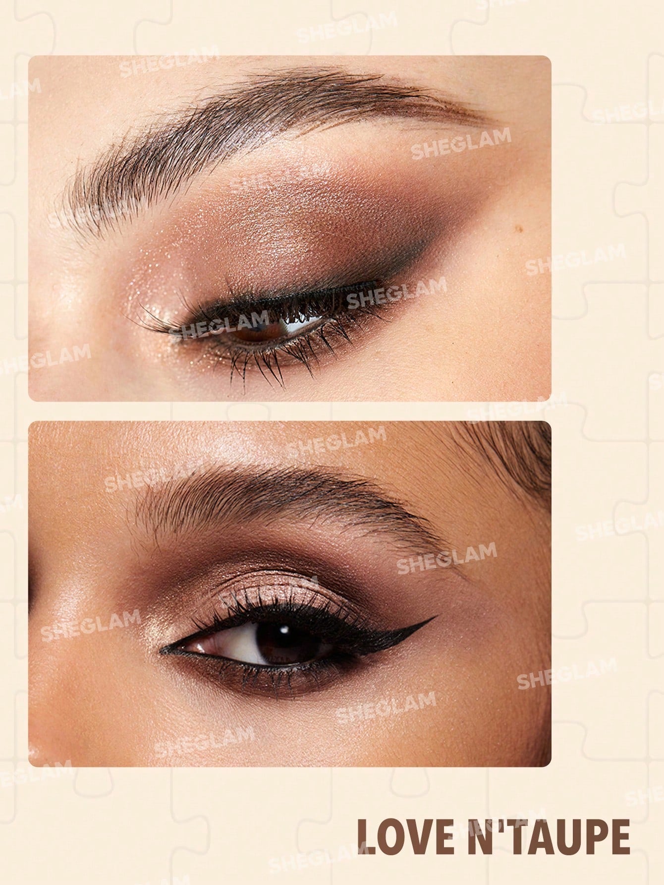 JAZY JIGSAW EYESHADOW PALETTE - LOVE N' TAUPE