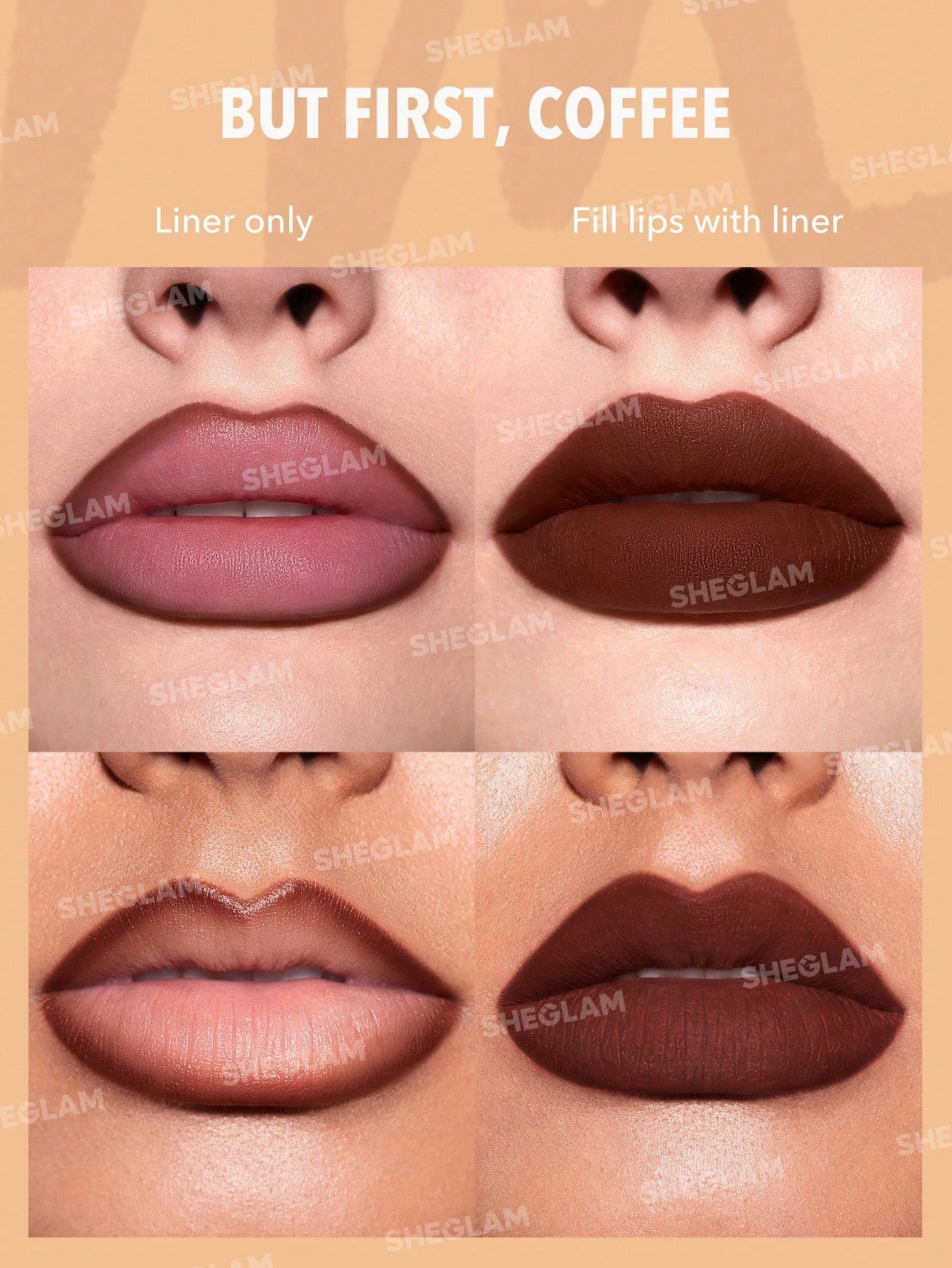 SO LIPPY LIP LINER SET-ESPRESSO KISSES