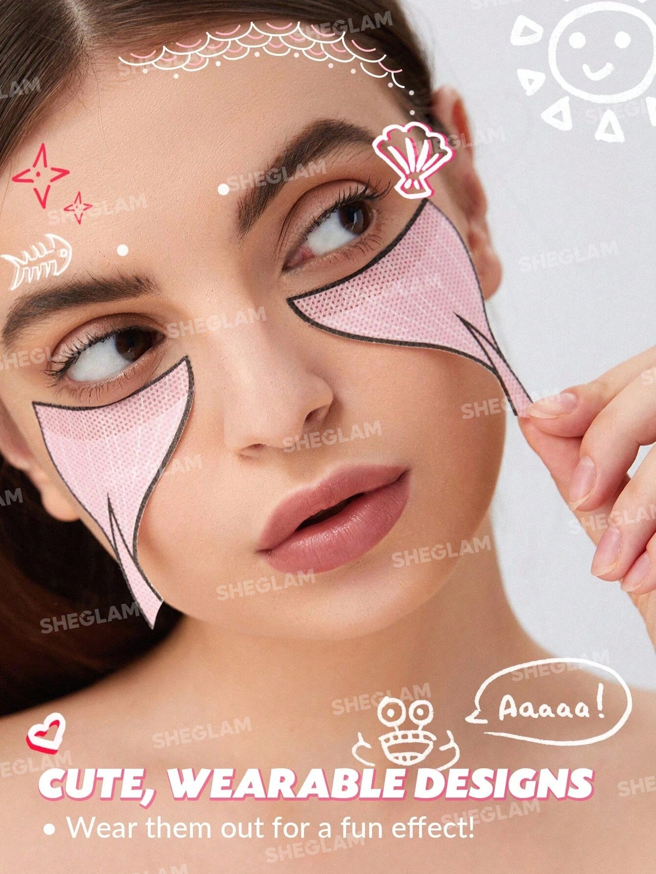 SO LONG FALLOUT MERMAID EYESHADOW STICKER