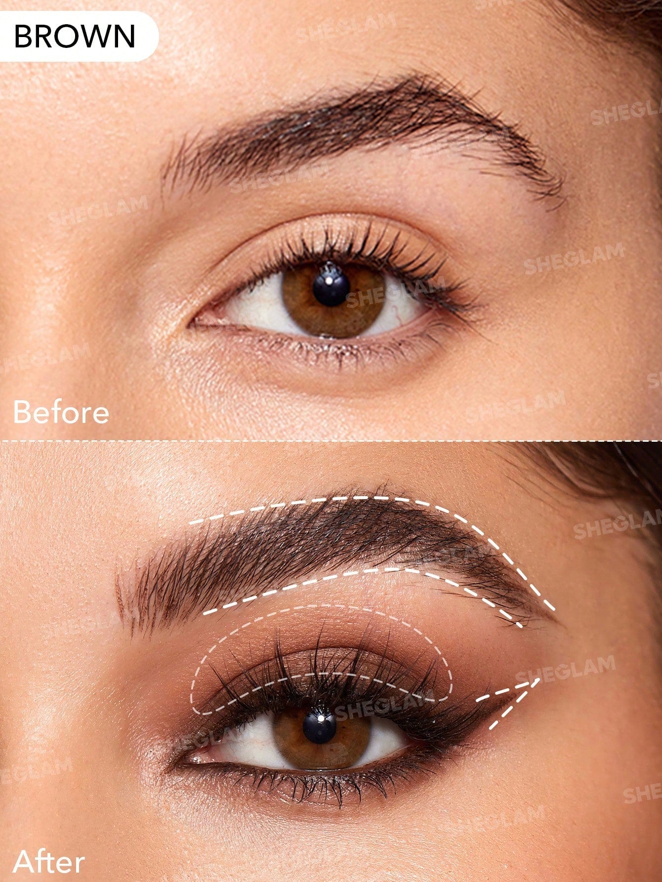 INTENSIFY SMUDGE-PROOF EYELINER GEL - BROWN