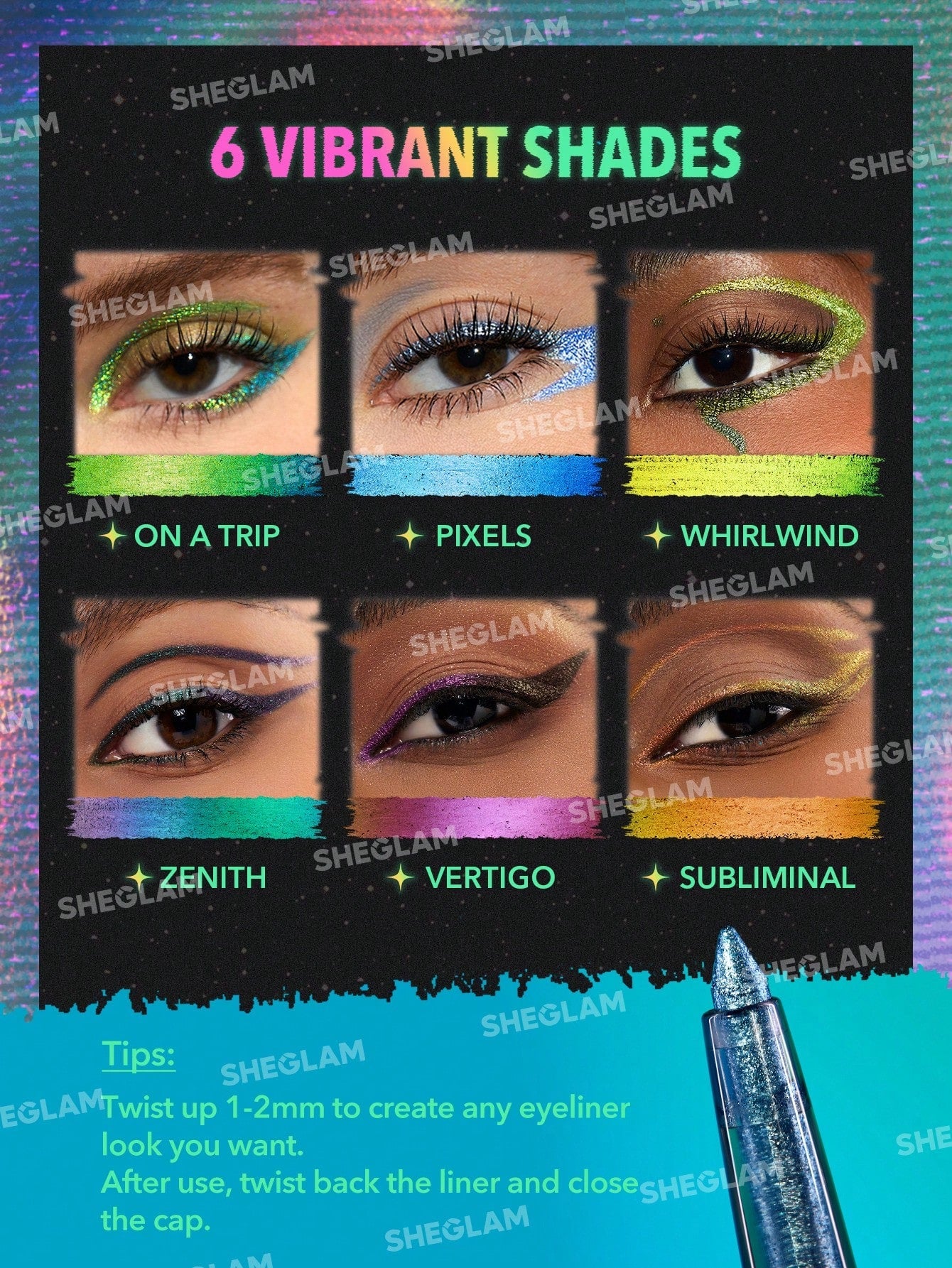 CHROMA ZONE MULTICHROME GEL LINER