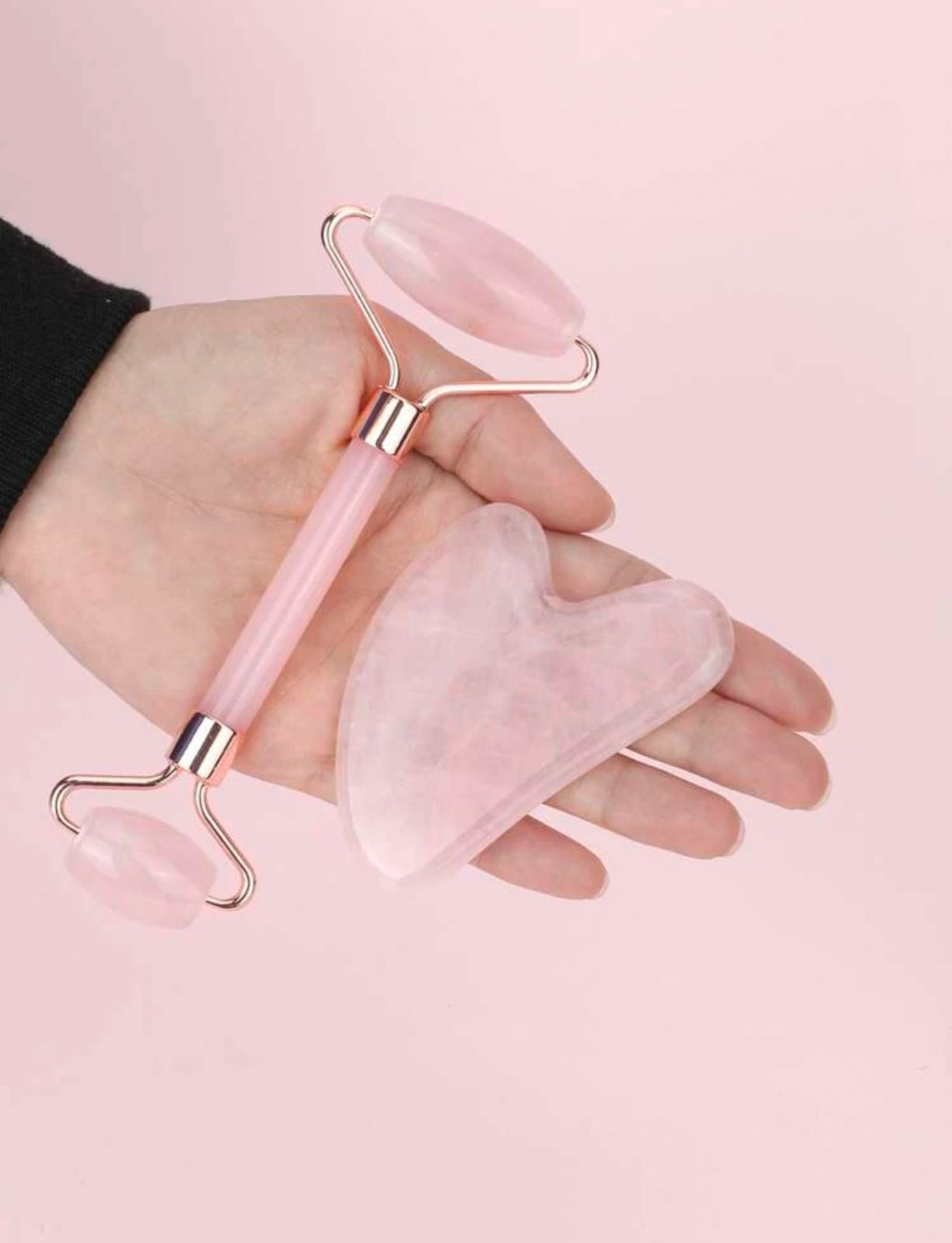 GUA SHA & JADE ROLLER SET