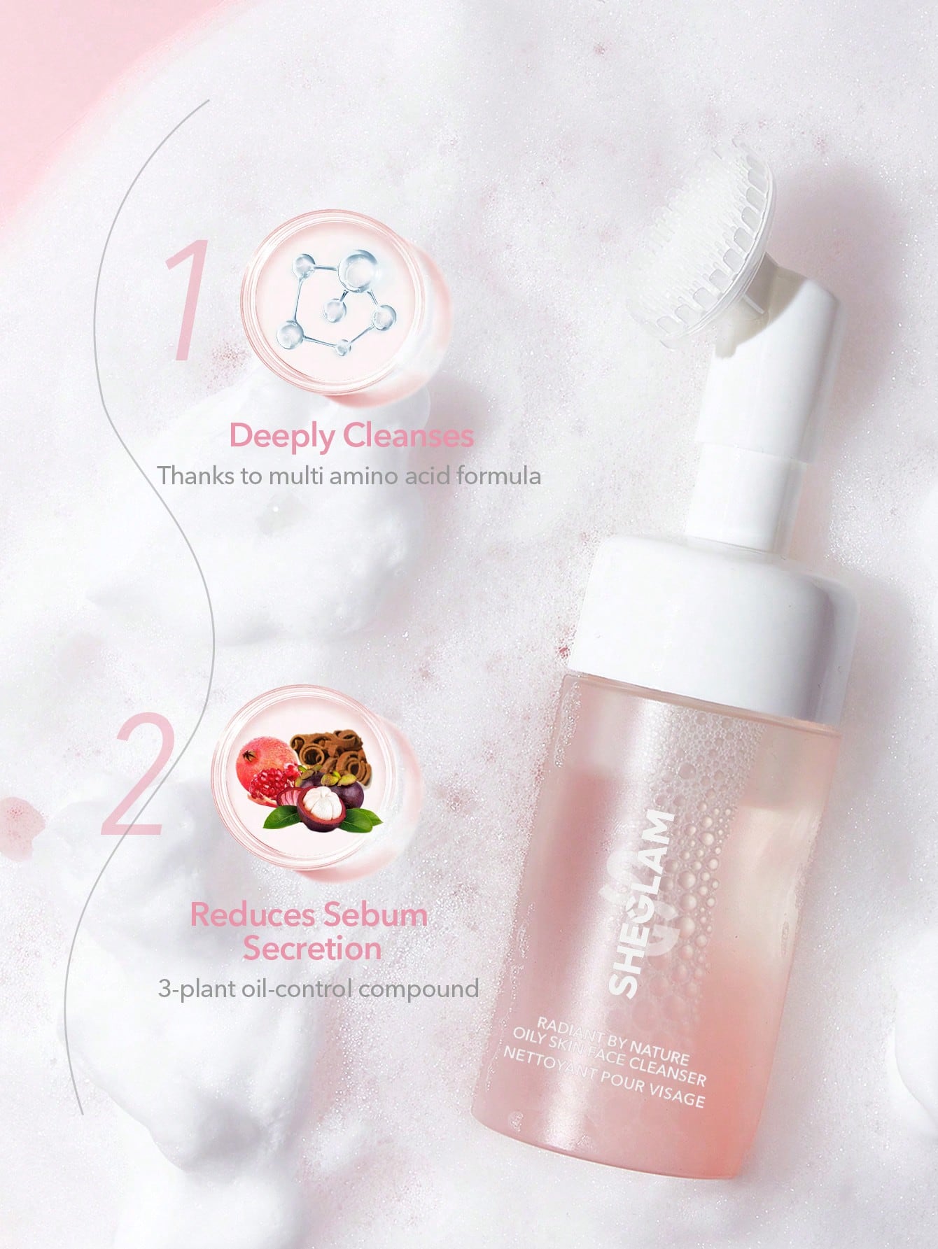 RADIANT BY NATURE SKIN FACE CLEANSER 100ML