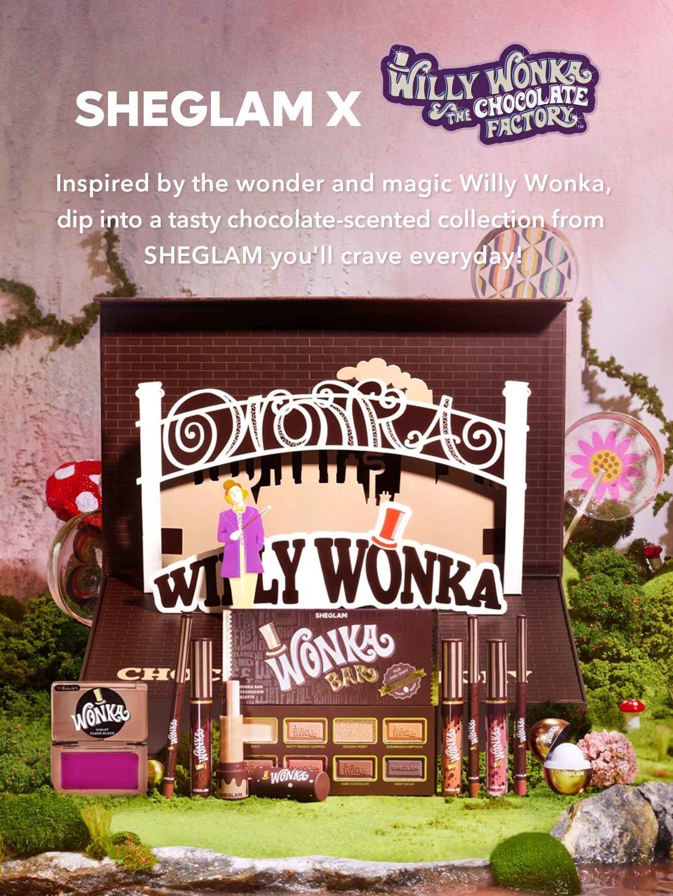 WILLY WONKA WONKA BAR EYESHADOW PALETTE