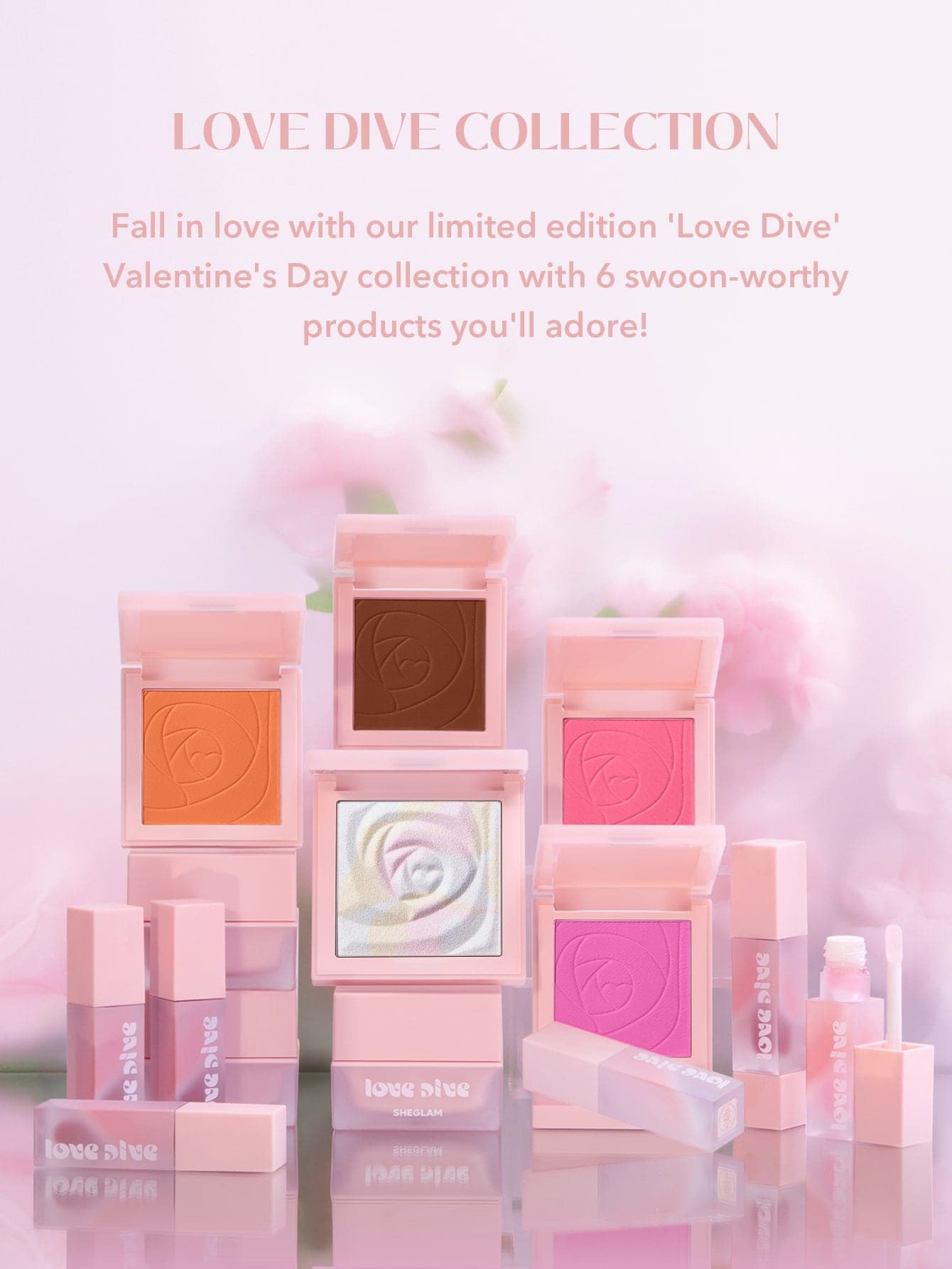 LOVE DIVE TENDER HEART POWDER BLUSH