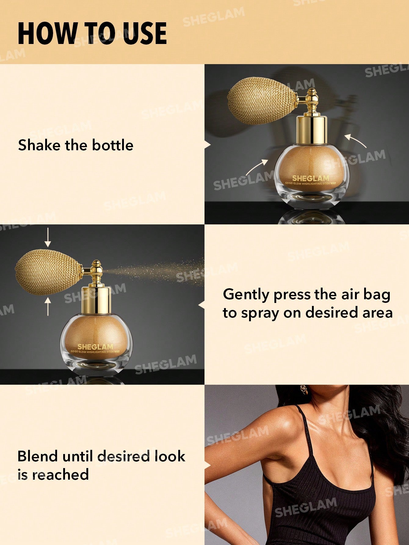 GO GO GLOW HIGHLIGHTING BODY MIST