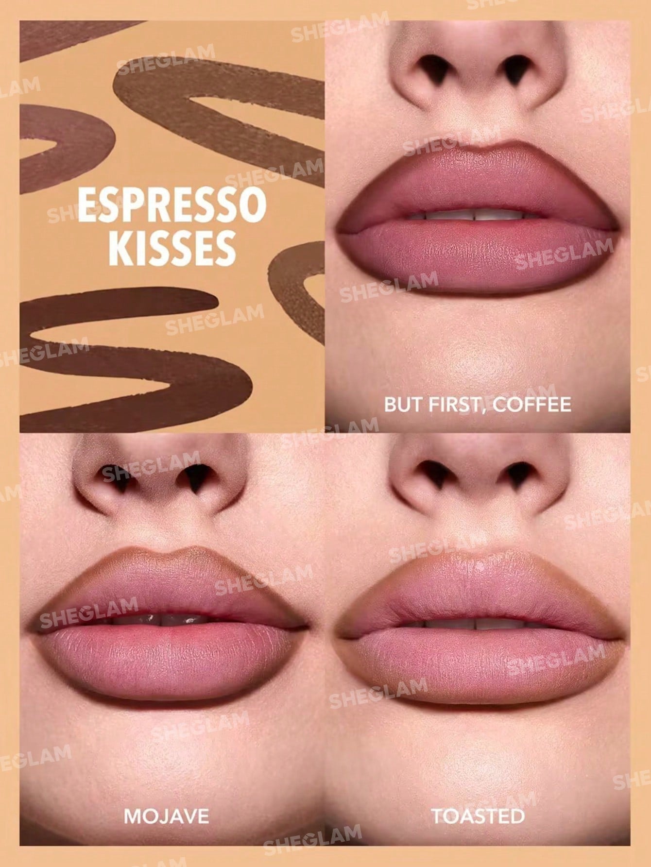 SO LIPPY LIP LINER SET-ESPRESSO KISSES