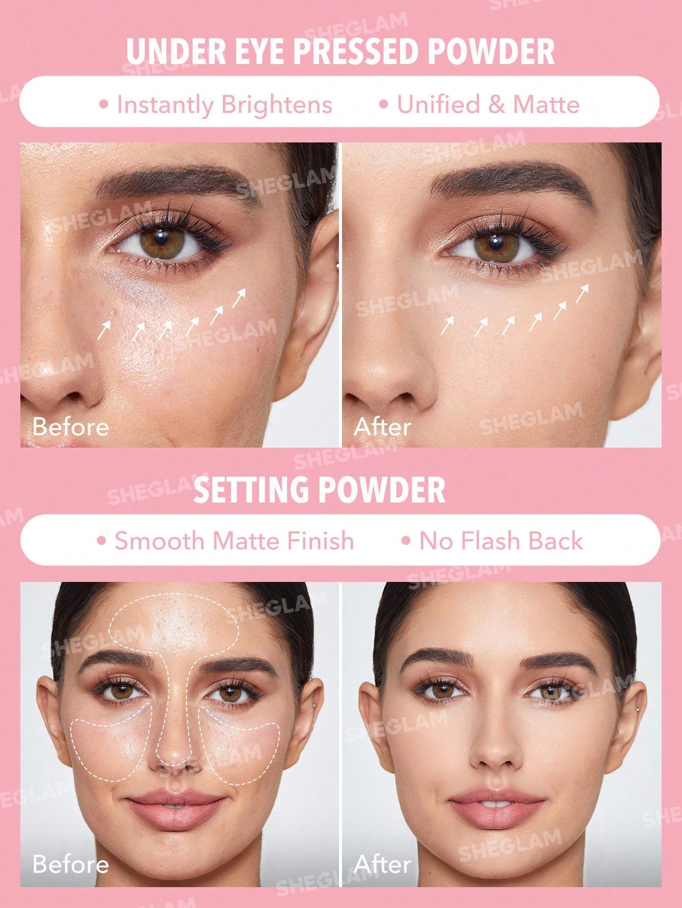 INSTA-READY FACE & UNDER EYE SETTING POWDER DUO - BUBBLEGUM