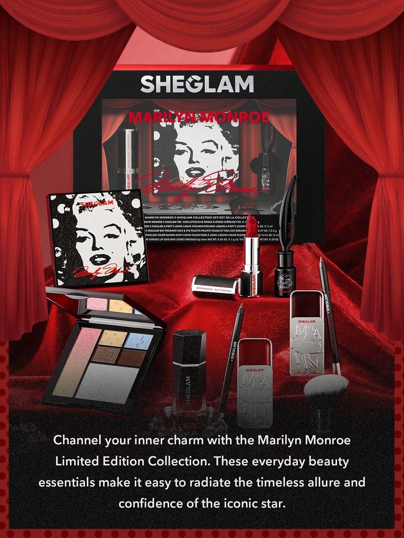 MARILYN MONROE X SHEGLAM A POET'S LOVER LIQUID EYELINER